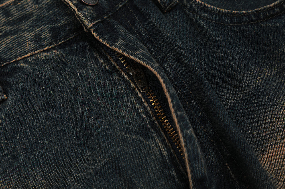 Retro Washing Water Daddy Pants Men