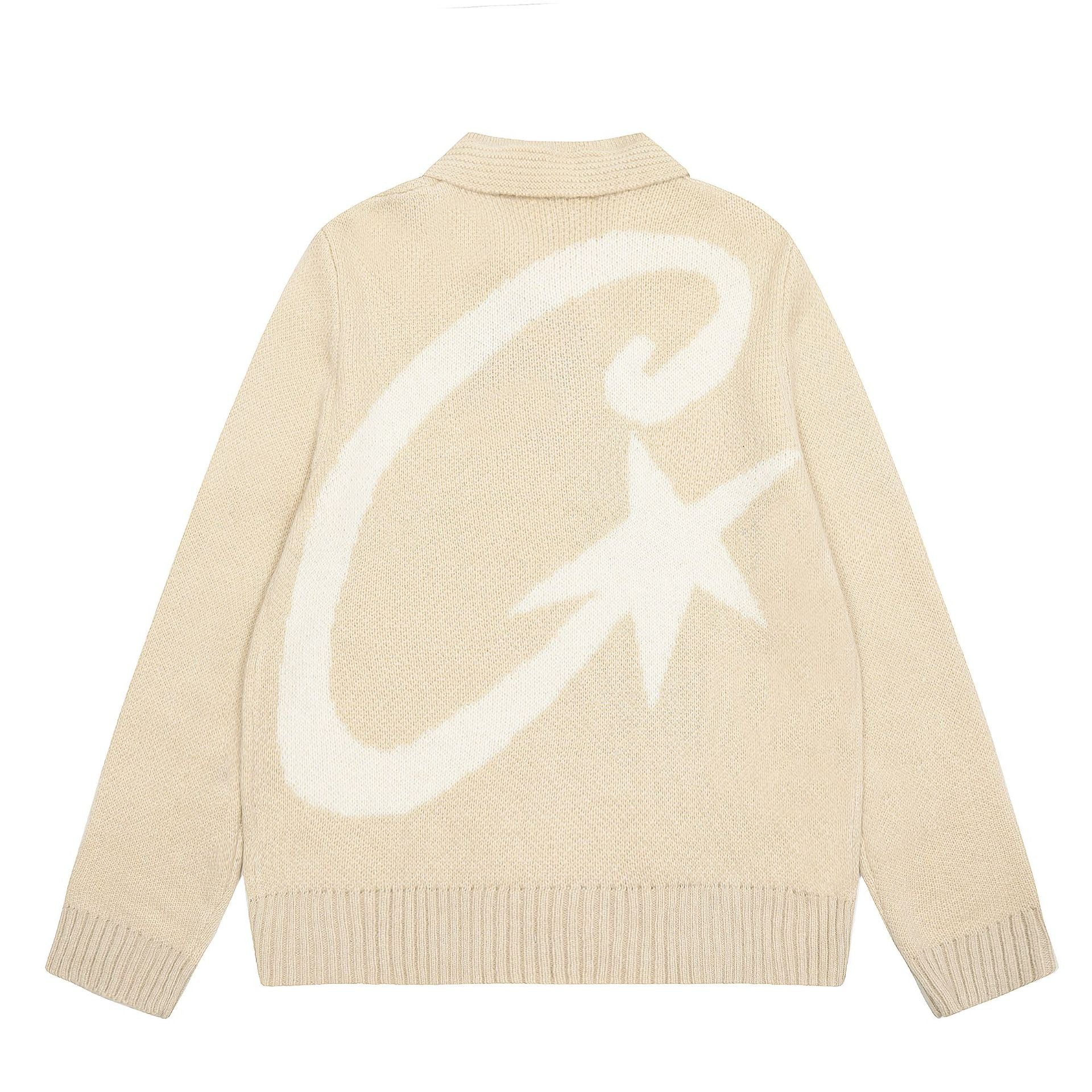 Corteiz Long-Sleeved Sweater Knitted European And American Men And Women