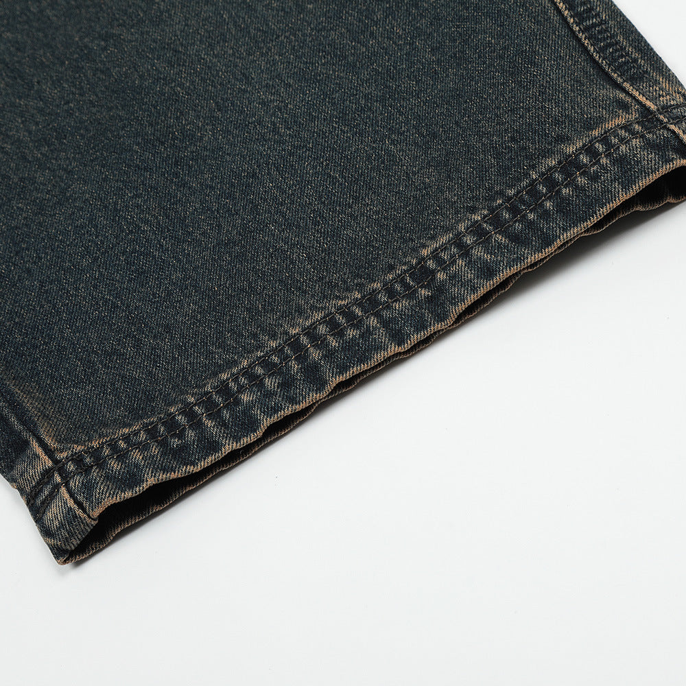 Retro Washing Water Daddy Pants Men